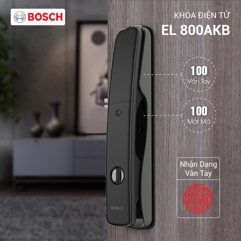Khóa cửa Bosch EL 800AKB