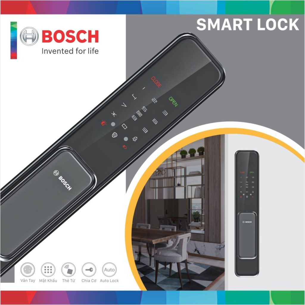 Khóa cửa điện tử vân tay Bosch EL 600KB